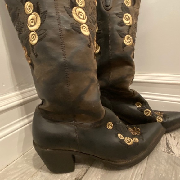 Dallas Texas Bouti, Pointed toe woman cowboy boots - Picture 10 of 12